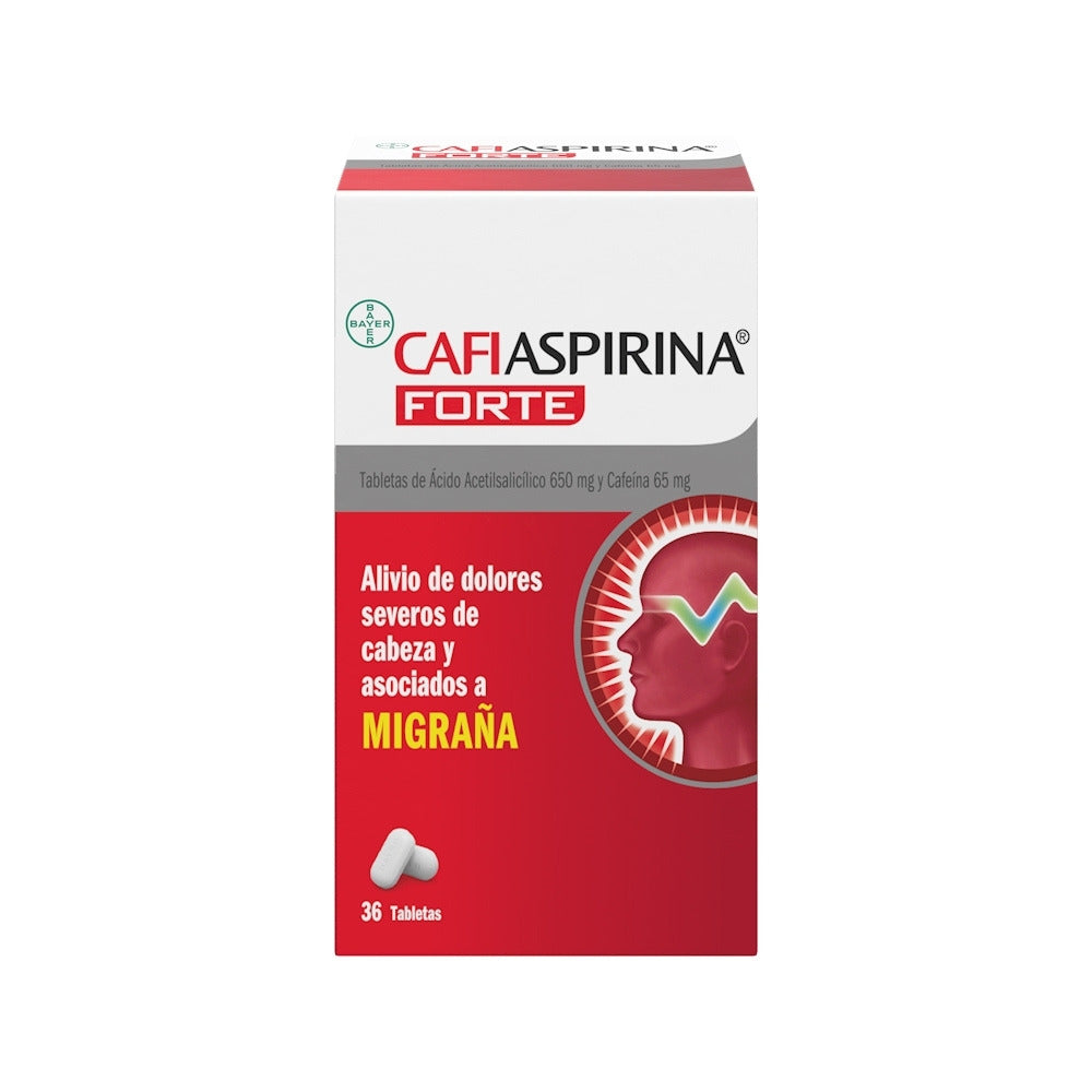 CAFIASPIRINA FORTE TABLETAS CAJA X 36 UNDS