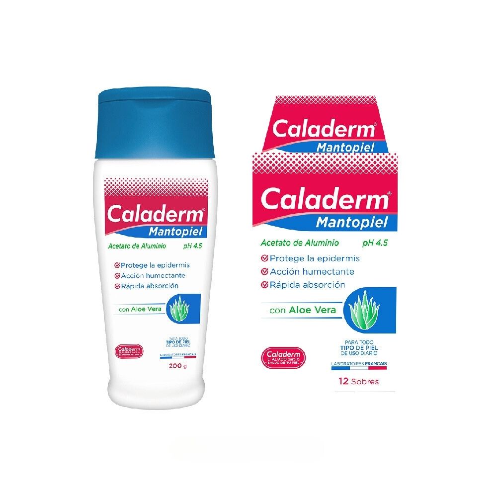CALADERM MANTOPIEL EMULSION FRASCO 200 G + 12 SOBRES