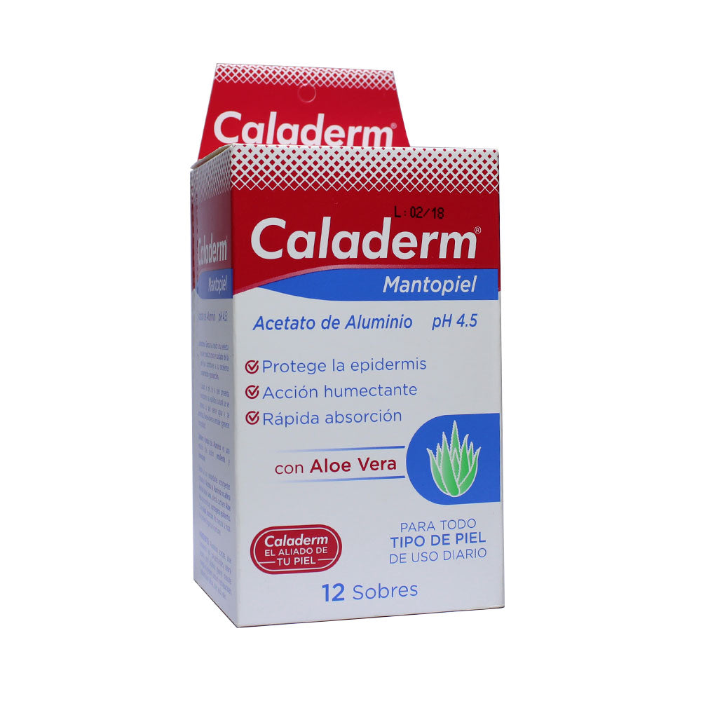 CALADERM MANTOPIEL SOBRES DISPLAY X 12 UNDS