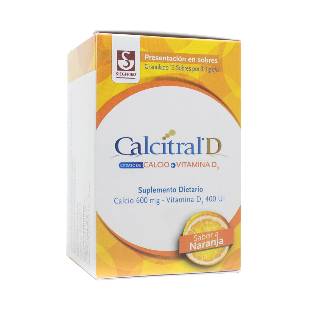 CALCITRAL D GRANULADO SOBRE X 15 UNDS