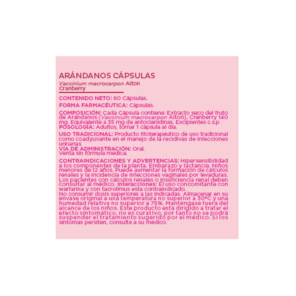 CAPSULAS HAKA ARANDANO FRASCO X 60 UNDS