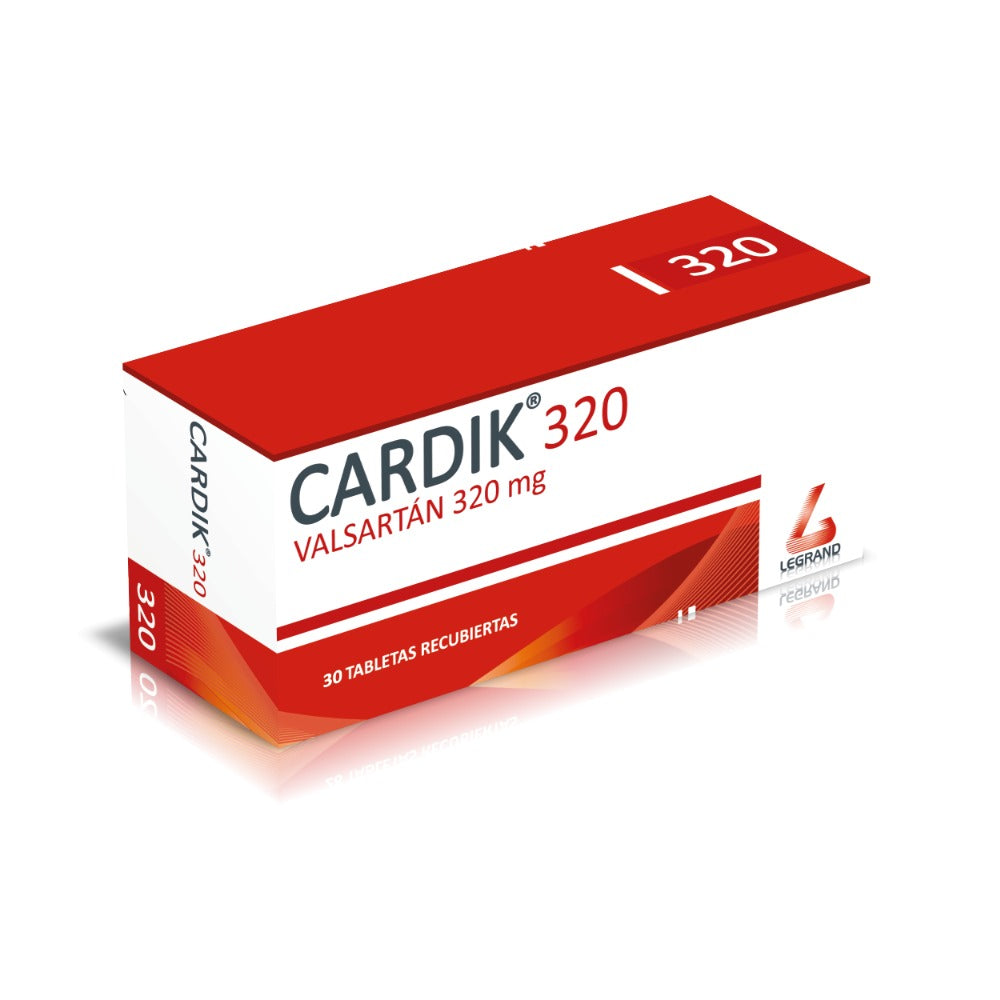 CARDIK TABLETAS 320 MG CAJA X 30 UNDS
