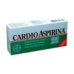 Cardioaspirina Tabletas 100 Mg Caja X 30 Unds