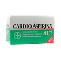 CARDIOASPIRINA TABLETAS 81 MG CAJA X 30 UNDS