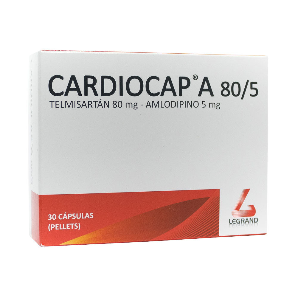 CARDIOCAP A (RG) CAPSULAS 80/5 MG CAJA X 30 UNDS
