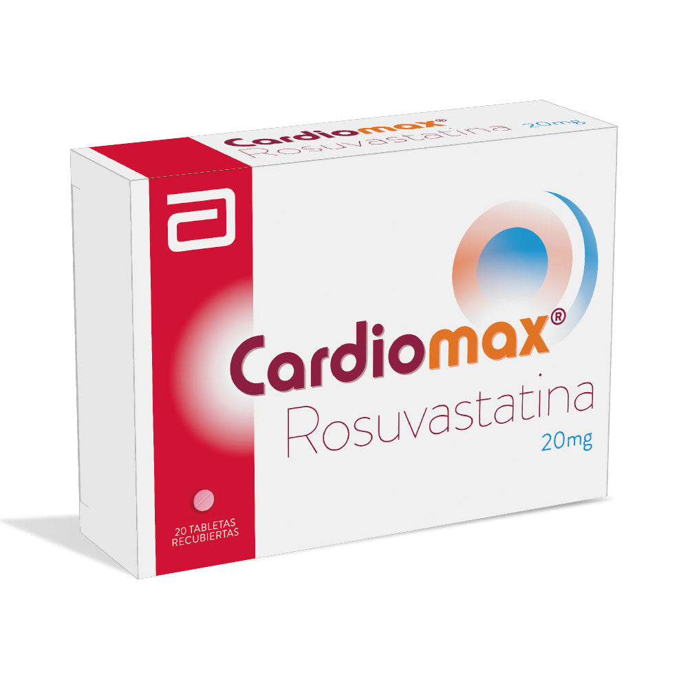 CARDIOMAX TABLETAS 20 MG CAJA X 20 UNDS