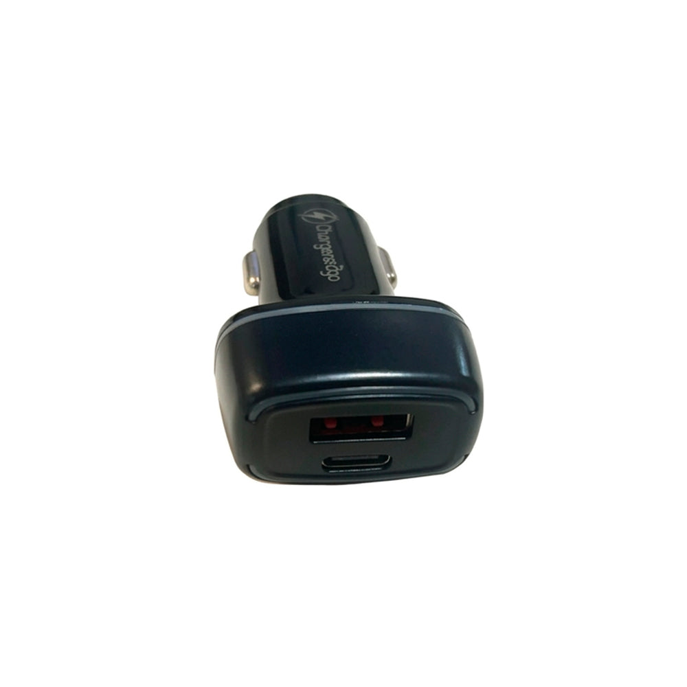 CARGADOR CARRO DUAL TIPO C USB BOLSA X 1 UND