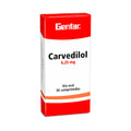 CARVEDILOL WINTHROP (RG) TABLETAS 6.25 MG CAJA X 30 UNDS
