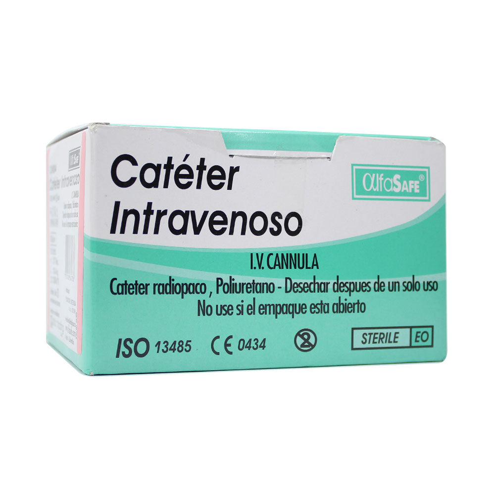 CATETER INTRAVENOSO ALFASAFE 32 MM AGUJA # 20