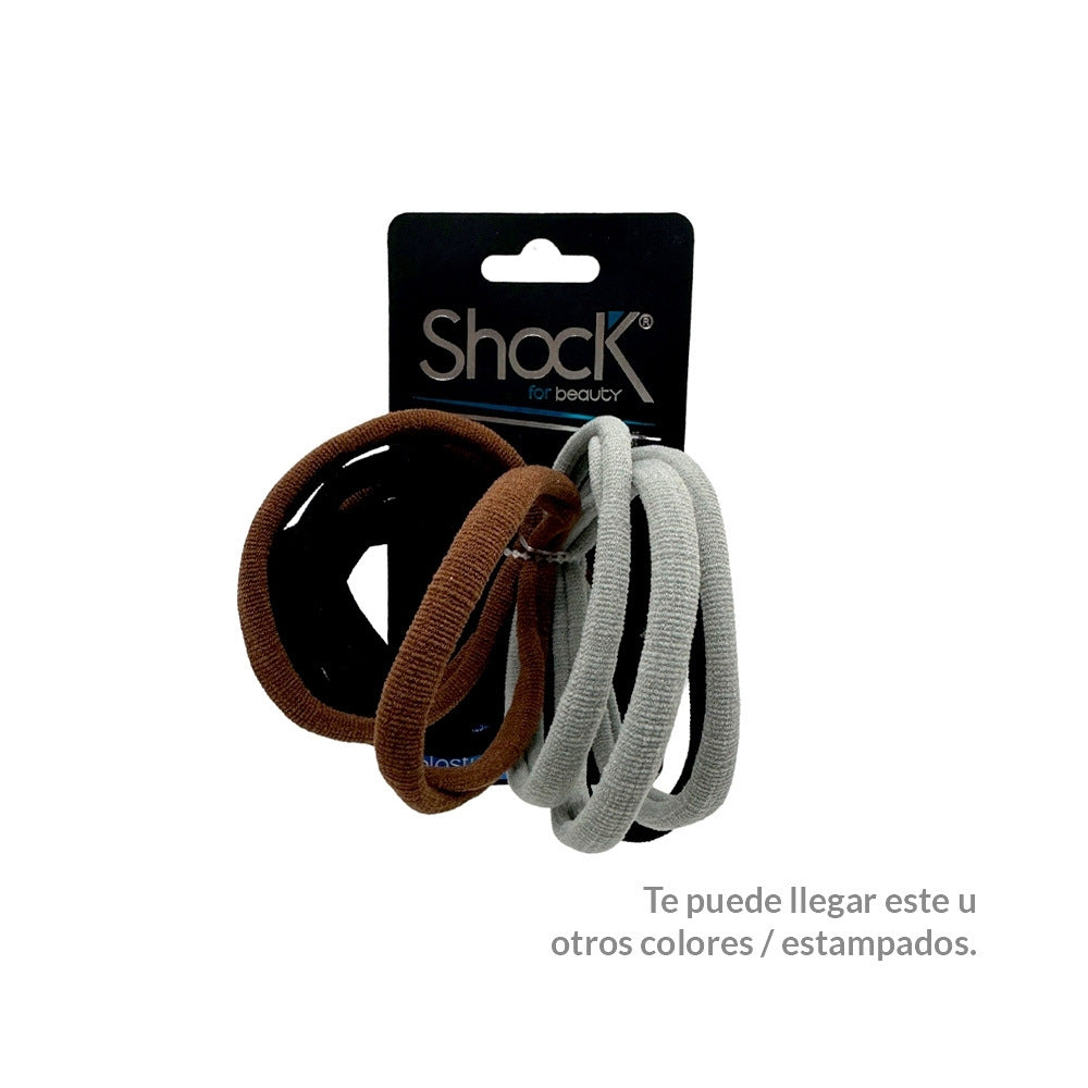 CAUCHO SHOCK TELA LARGO/A DARK COLORS KIT X 10 UNDS