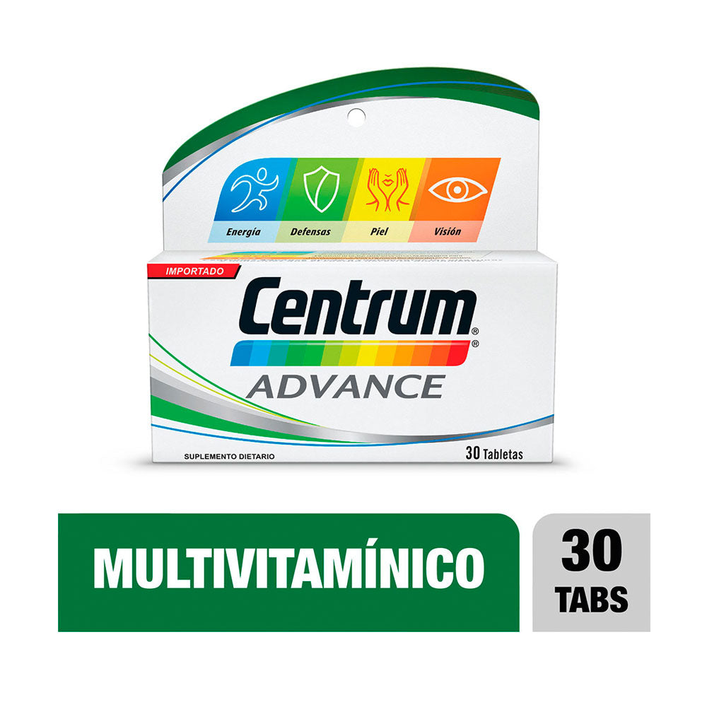 CENTRUM ADVANCE NF TABLETAS CAJA X 30 UNDS