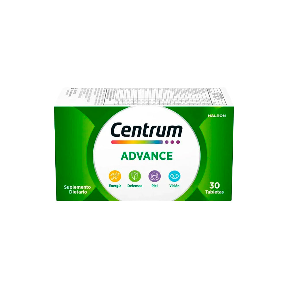 CENTRUM ADVANCE TABLETAS CAJA X 30 UNDS