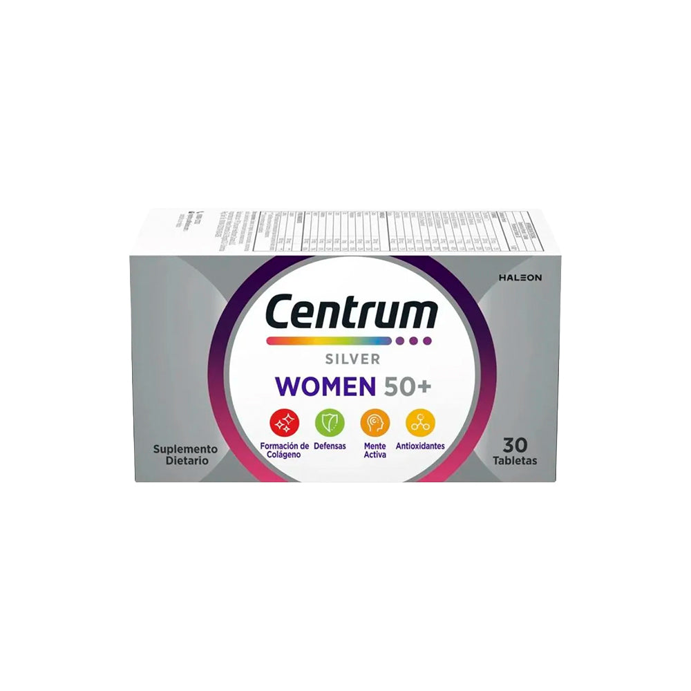 CENTRUM SILVER WOMEN TABLETAS CAJA X 30 UNDS