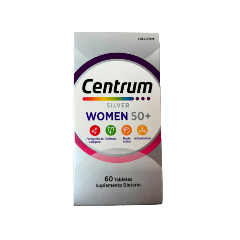 CENTRUM SILVER WOMEN TABLETAS CAJA X 60 UNDS