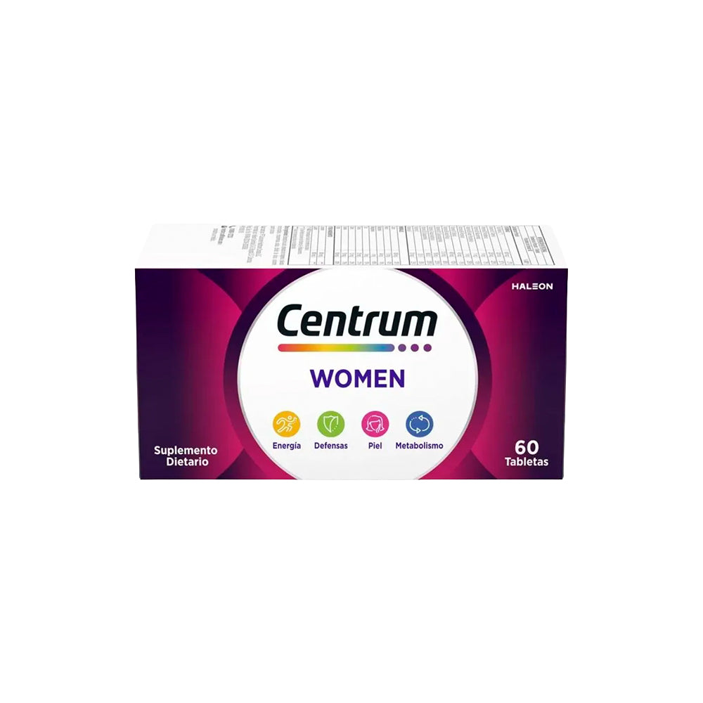 CENTRUM WOMEN TABLETAS CAJA X 60 UNDS