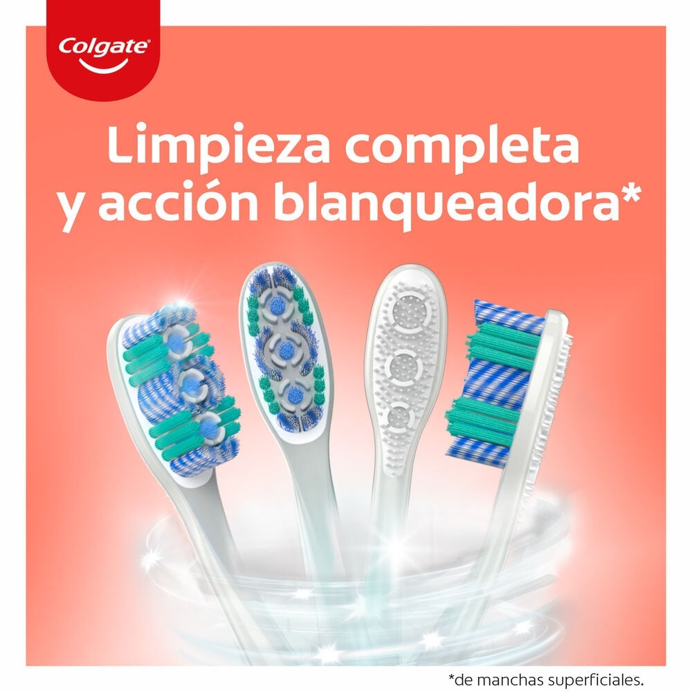 CEPILLO DENTAL COLGATE 360 LUMINOUS WHITE MEDIO X 2 UNDS