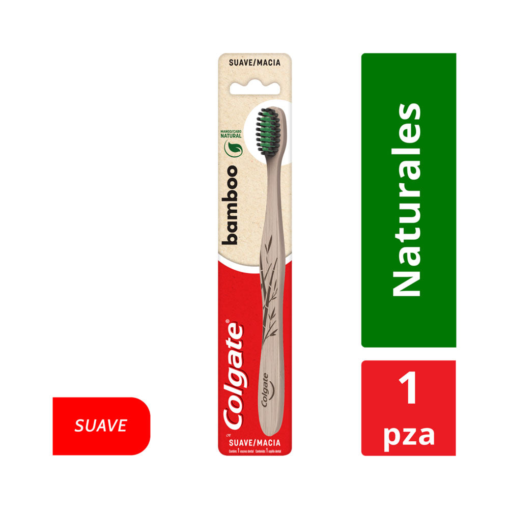 CEPILLO DENTAL COLGATE BAMBOO SUAVE X 1 UND