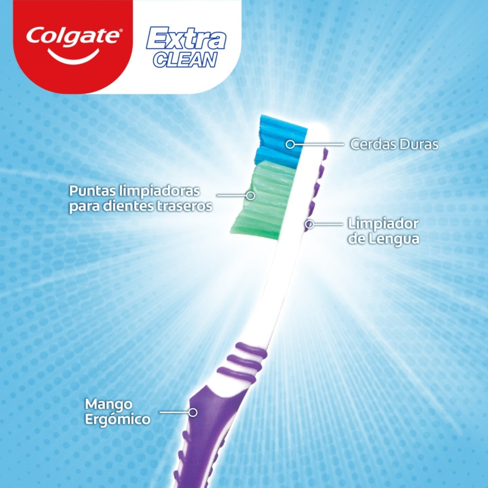 CEPILLO DENTAL COLGATE EXTRA CLEAN FIRME X 1 UND