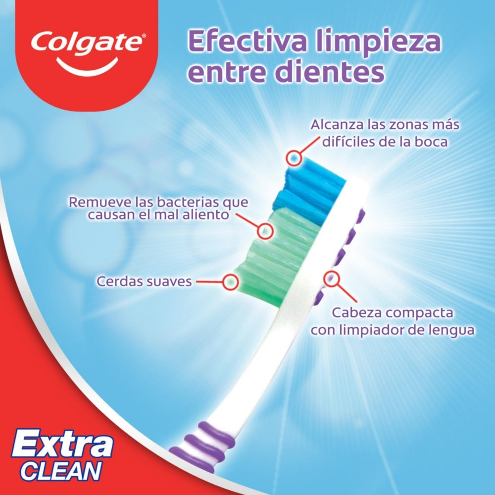CEPILLO DENTAL COLGATE EXTRA CLEAN FIRME X 1 UND