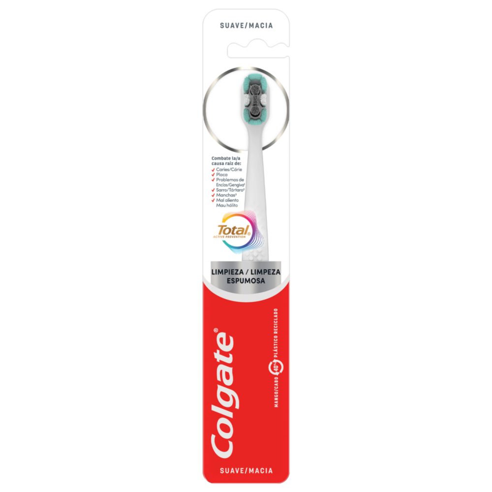 CEPILLO DENTAL COLGATE TOTAL SUAVE PREVENCION ACTIVA X 1 UND