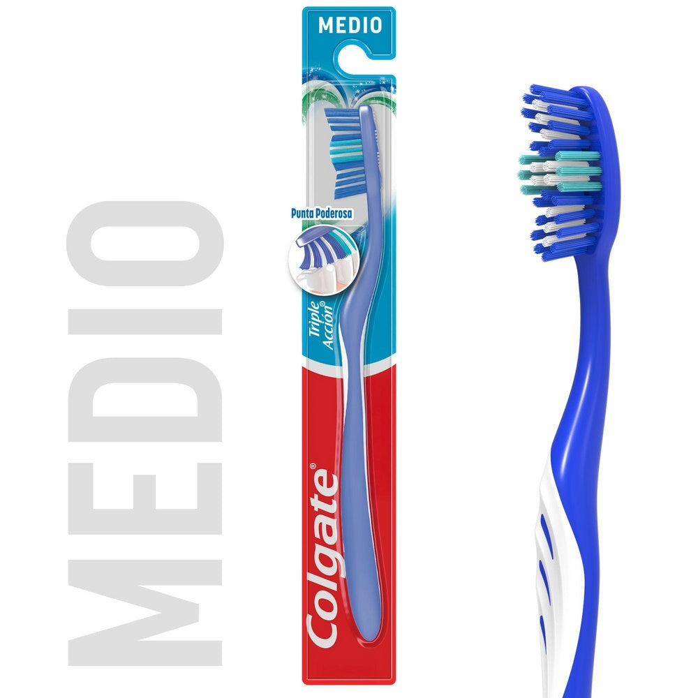 CEPILLO DENTAL COLGATE TRIPLE ACCION MEDIO X 1 UND