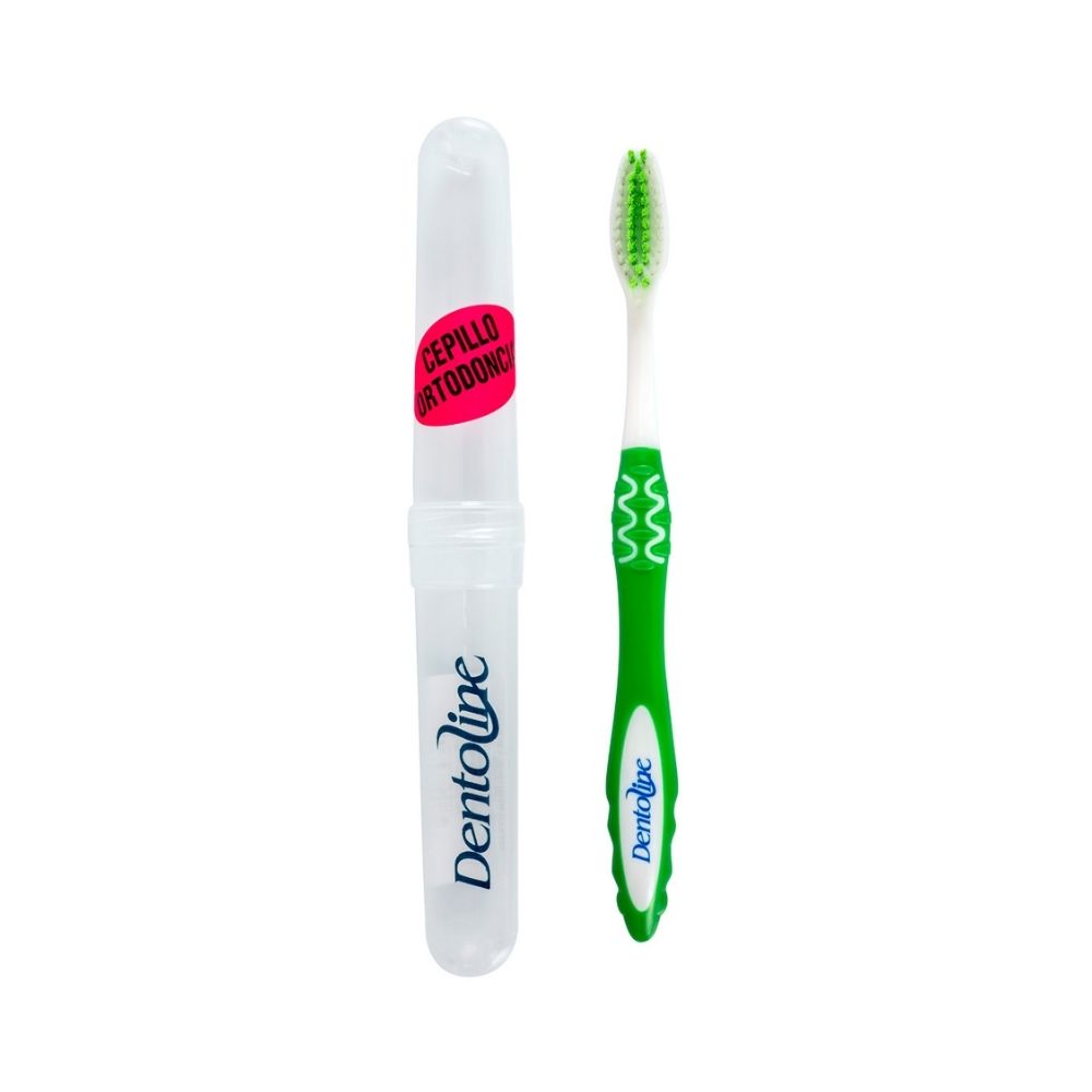 CEPILLO DENTAL DENTOLINE ORTODONCIA ESTUCHE X 1 UND