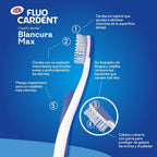 CEPILLO DENTAL FLUOCARDENT BLANCURA MAX X 2 UNDS