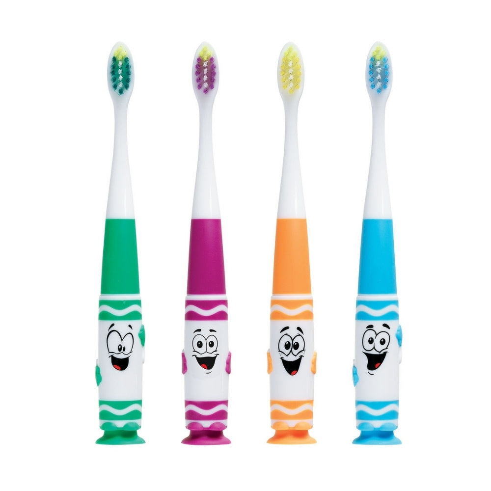 CEPILLO DENTAL GUM KIDS CRAYOLA PIP SQUEAKS 2X1