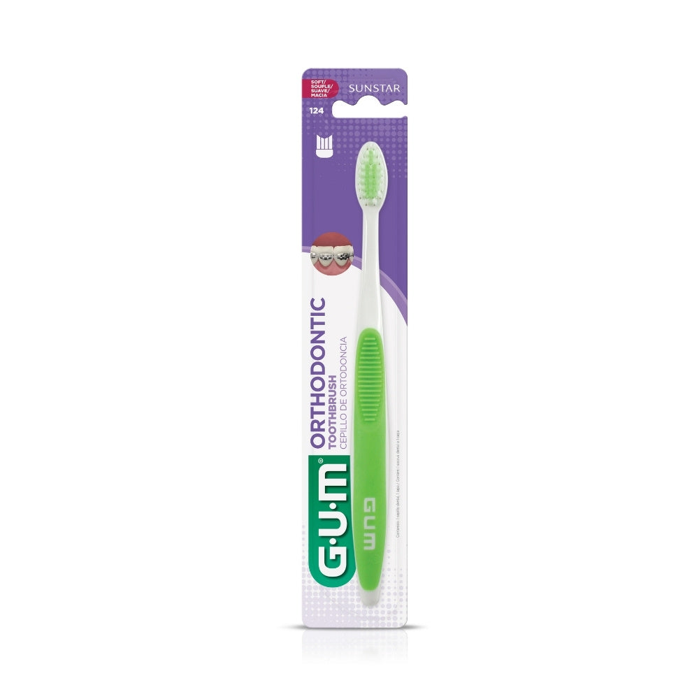CEPILLO DENTAL GUM-124 ORTODONCIA X 1 UND