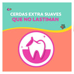 CEPILLO DENTAL NIÑOS COLGATE MINIONS/AGNES 6+ AÑOS X 2 UNDS