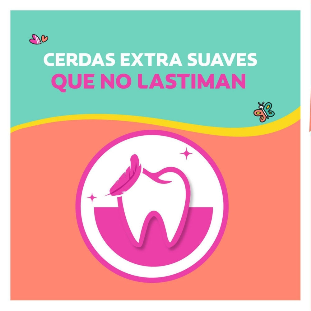 CEPILLO DENTAL NIÑOS COLGATE SMILES 2-5 AÑOS EXTRA SUAVE X 2 UNDS