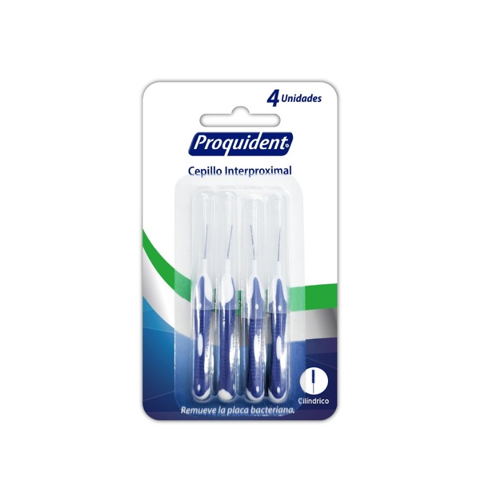 CEPILLO DENTAL PROQUIDENT INTERPROXIMAL VIAJERO X 4 UNDS