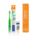 CEPILLO DENTAL VITIS KIDS X1 UND + GEL 8 ML