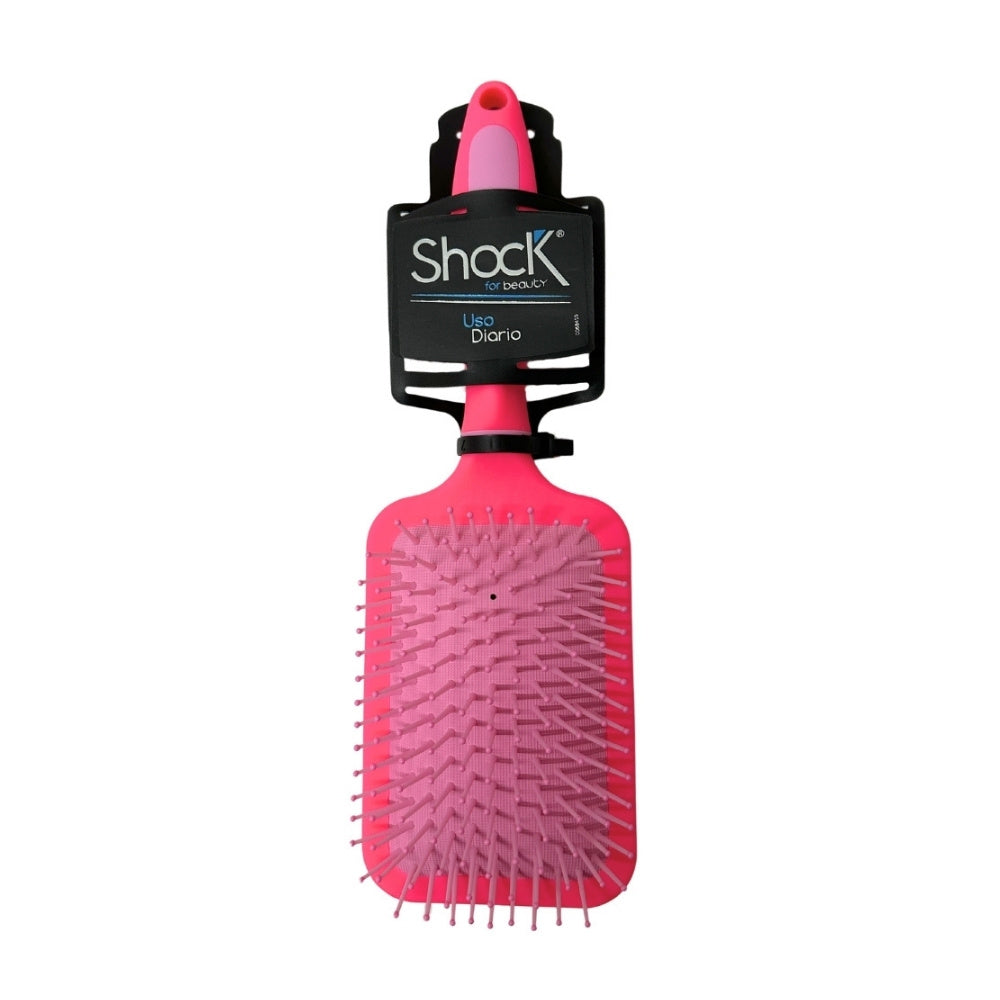 CEPILLO SHOCK PALETA FUCSIA COMBINADO X 1 UND