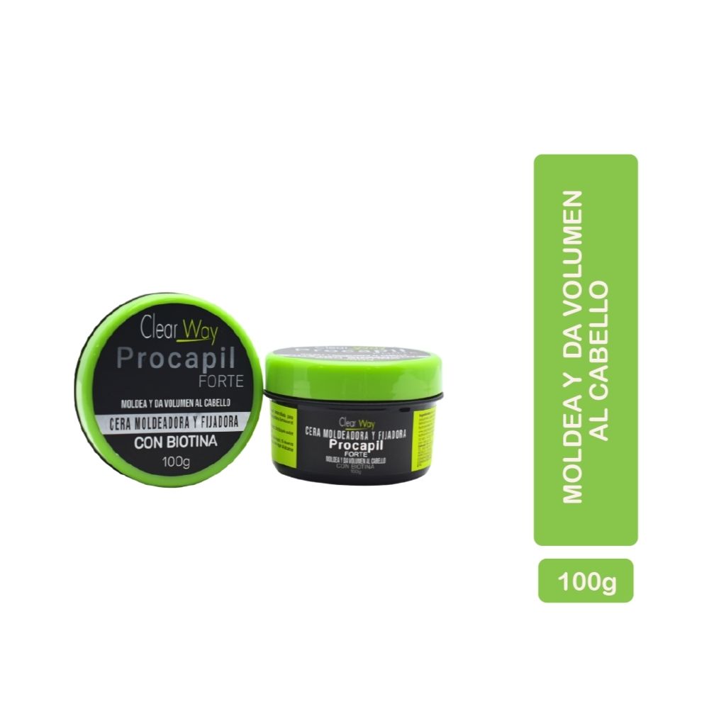 CERA MOLDEADORA Y FIJADORA CON PROCAPIL POTE 100 G