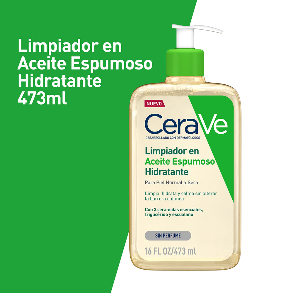 CERAVE ACEITE LIMPIADOR HIDRATANTE FRASCO 473 ML