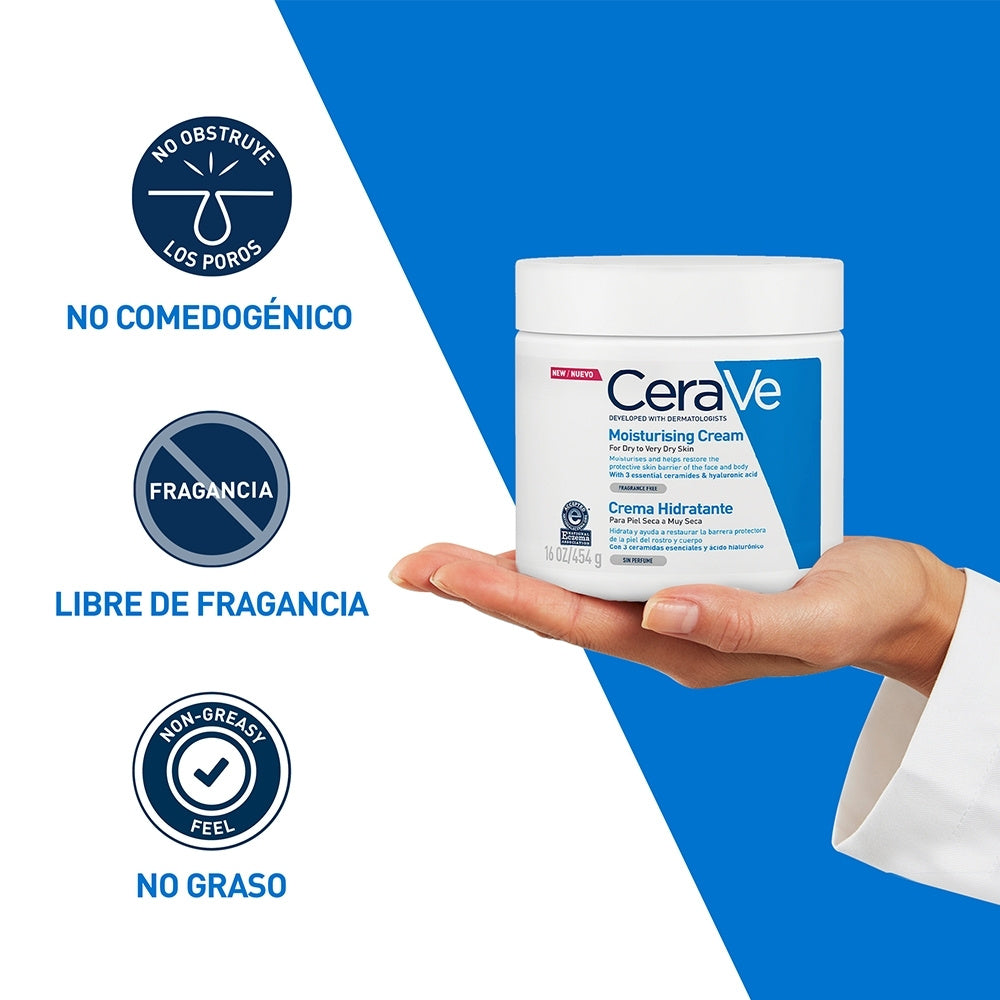 CERAVE CREMA HIDRATANTE POTE 454 G