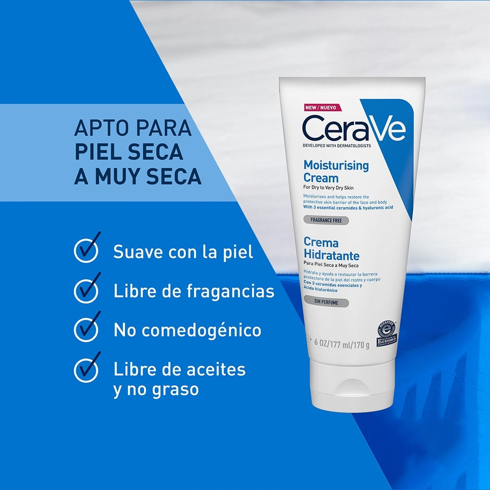 CERAVE CREMA HIDRATANTE TUBO 170 G