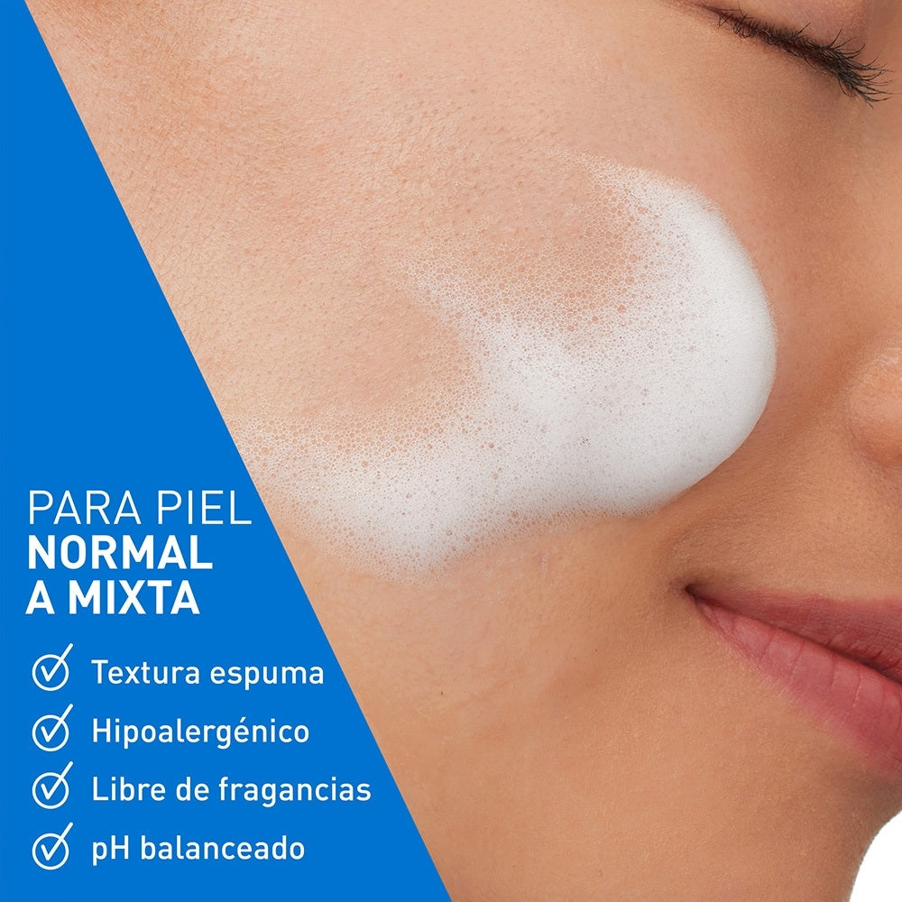 CERAVE LIMPIADOR AIR FOAM REEQUILIBRANTE FRASCO 148ML