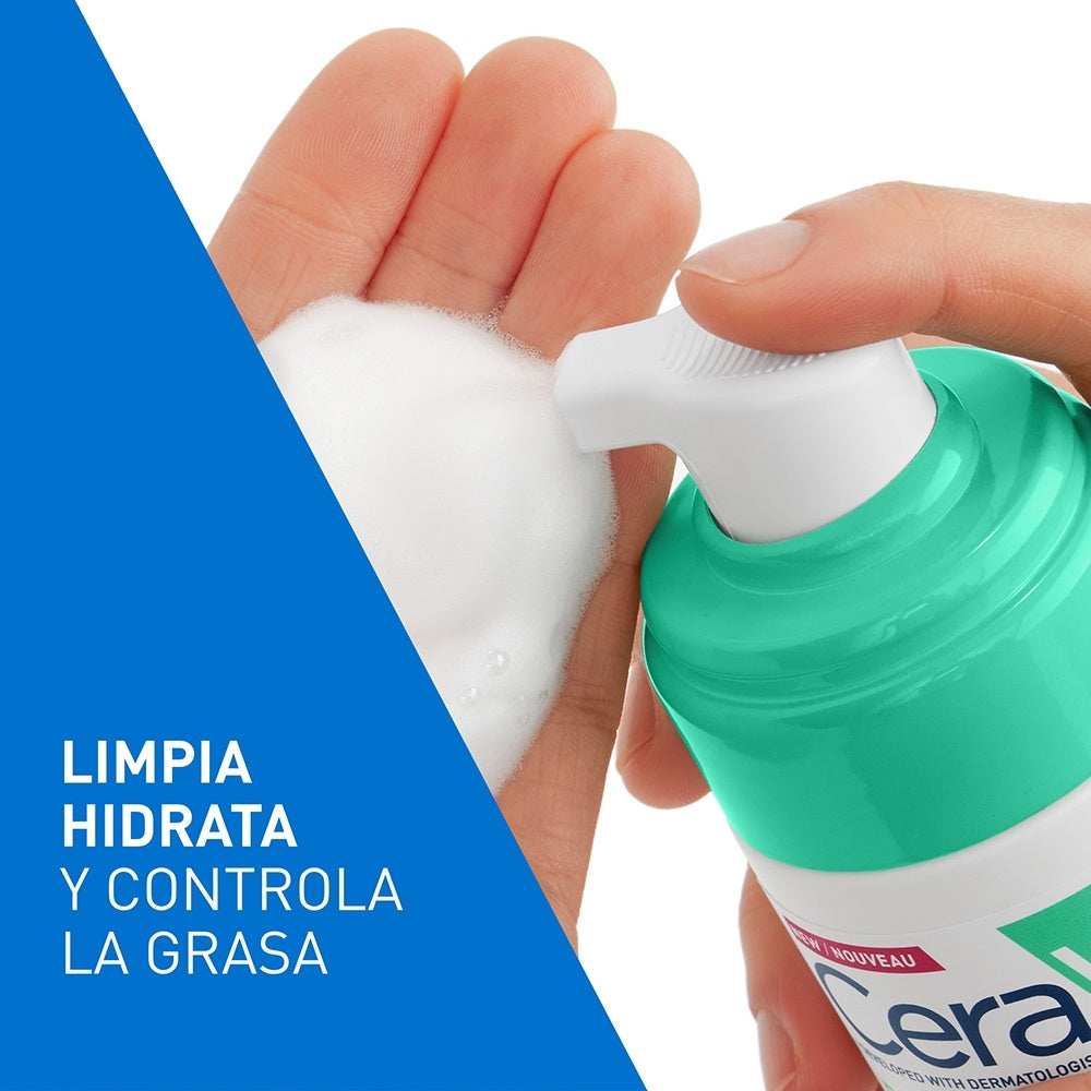 CERAVE LIMPIADOR AIR FOAM REEQUILIBRANTE FRASCO 148ML