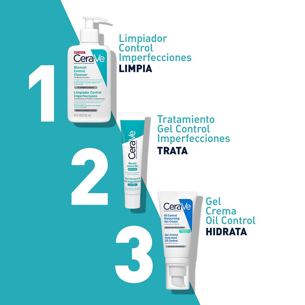 CERAVE LIMPIADOR CONTROL IMPERFECCIONES FRASCO 236 ML
