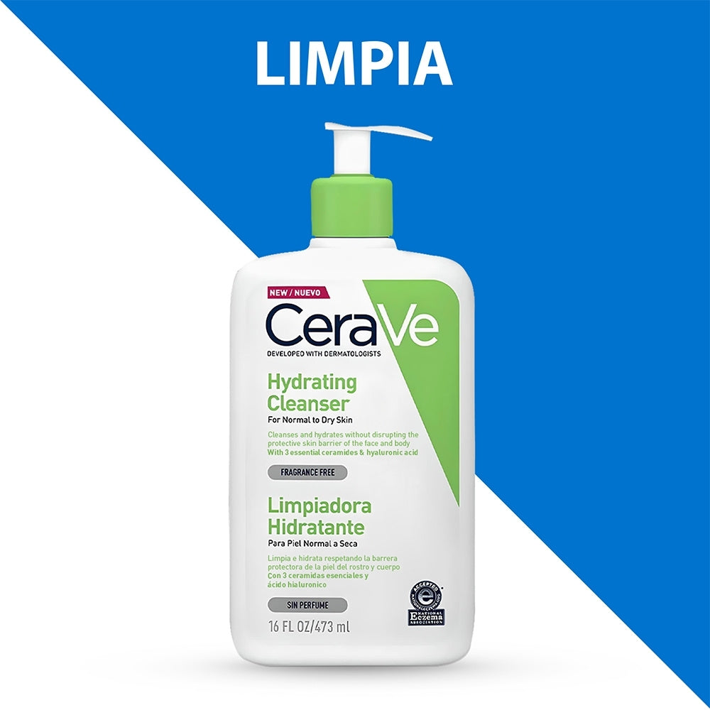 CERAVE LIMPIADOR HIDRATANTE FRASCO 473 ML