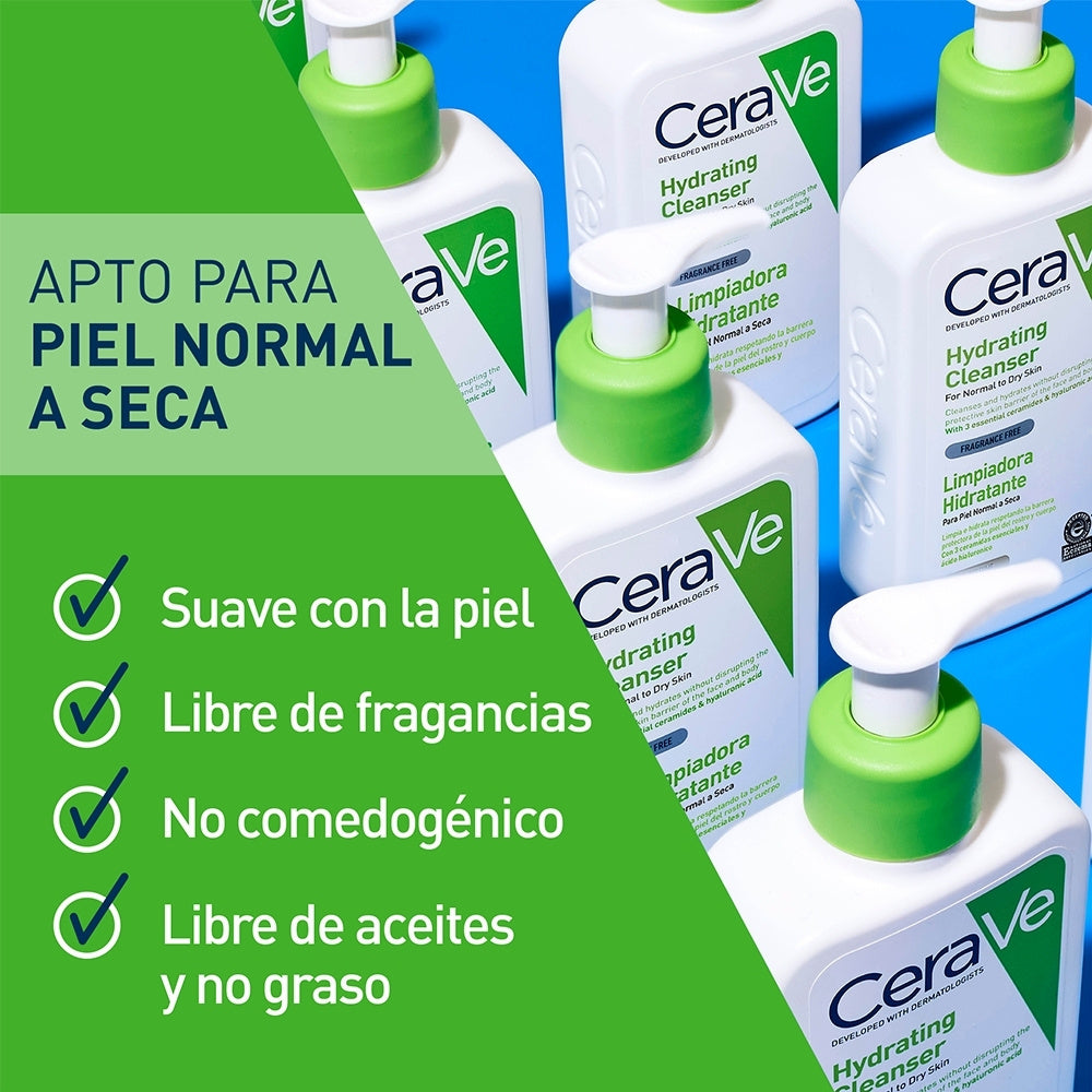 CERAVE LIMPIADOR HIDRATANTE FRASCO 473 ML