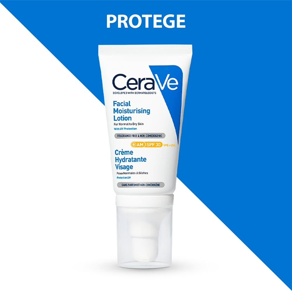CERAVE LOCION HIDRATANTE FACIAL SPF 30 TUBO 52 ML