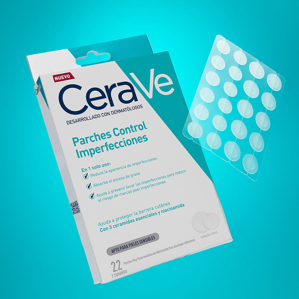 CERAVE PARCHES CONTROL IMPERFECCIONES CAJA X 22 UNDS