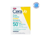 CERAVE PROTECTOR SOLAR FLUIDO INVISIBLE OIL CONTROL SPF50+ POTE 50 ML