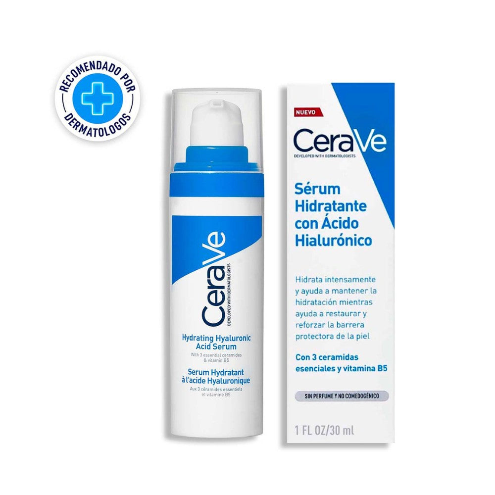 CERAVE SERUM HIDRATANTE FACIAL CON ACIDO HIALURONICO CAJA 30 ML
