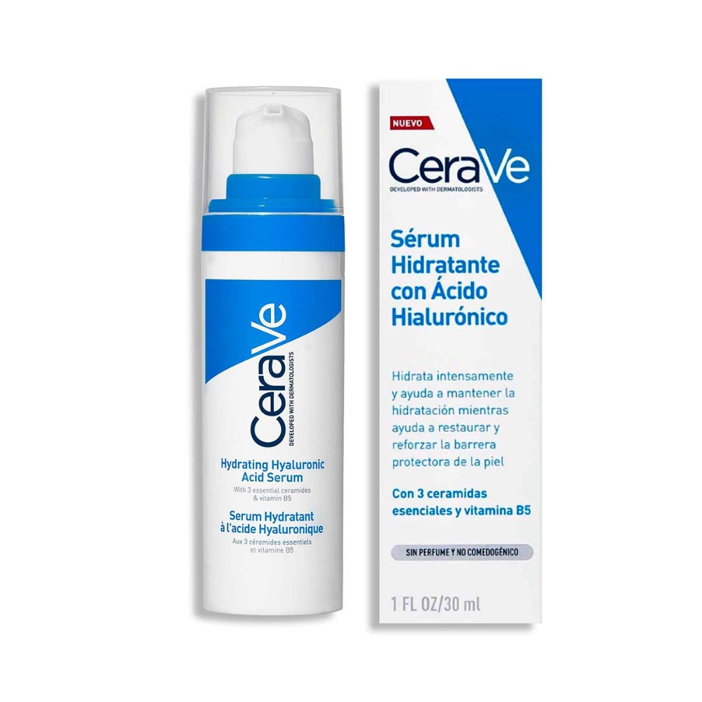 CERAVE SERUM HIDRATANTE FACIAL CON ACIDO HIALURONICO CAJA 30 ML