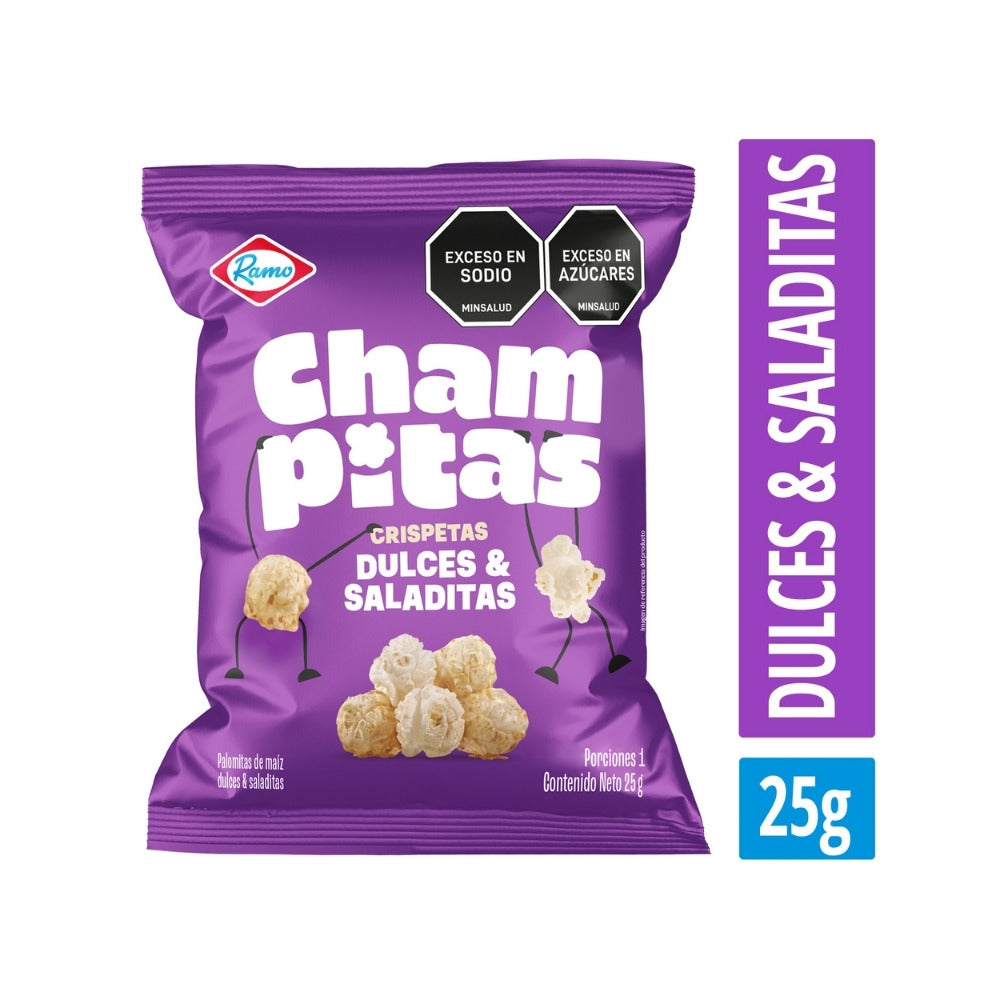 CHAMPITAS RAMO DULCES & SALADA PAQUETE 25 G