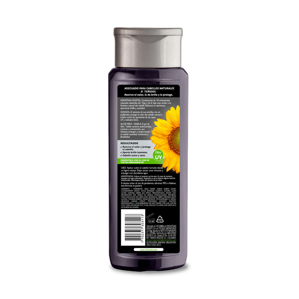 CHAMPU NATURALEZA Y VIDA CABELL NEGRO FRASCO 300 ML
